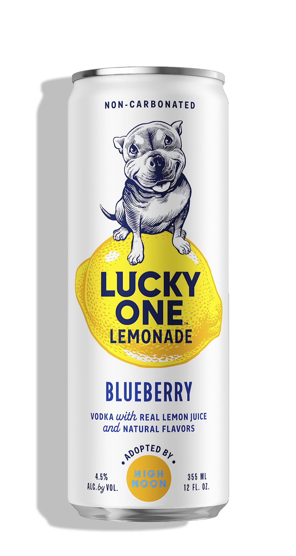 woman holding luckyonelemonade wine glass