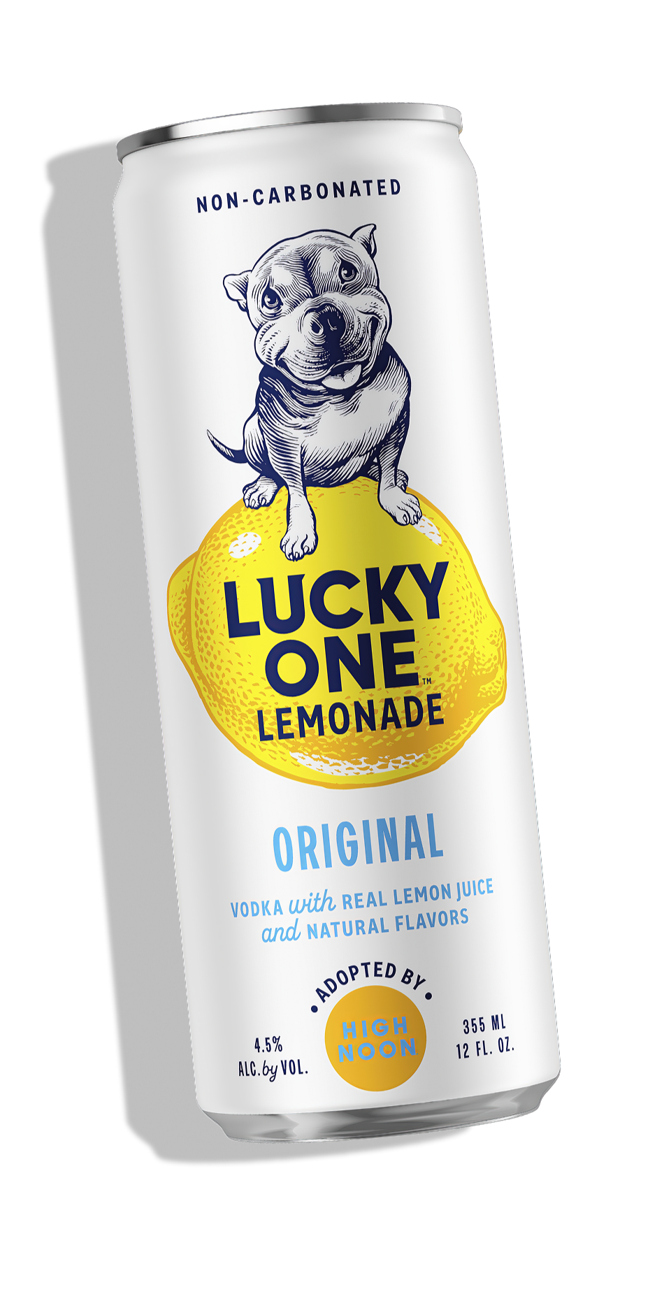 woman holding luckyonelemonade wine glass