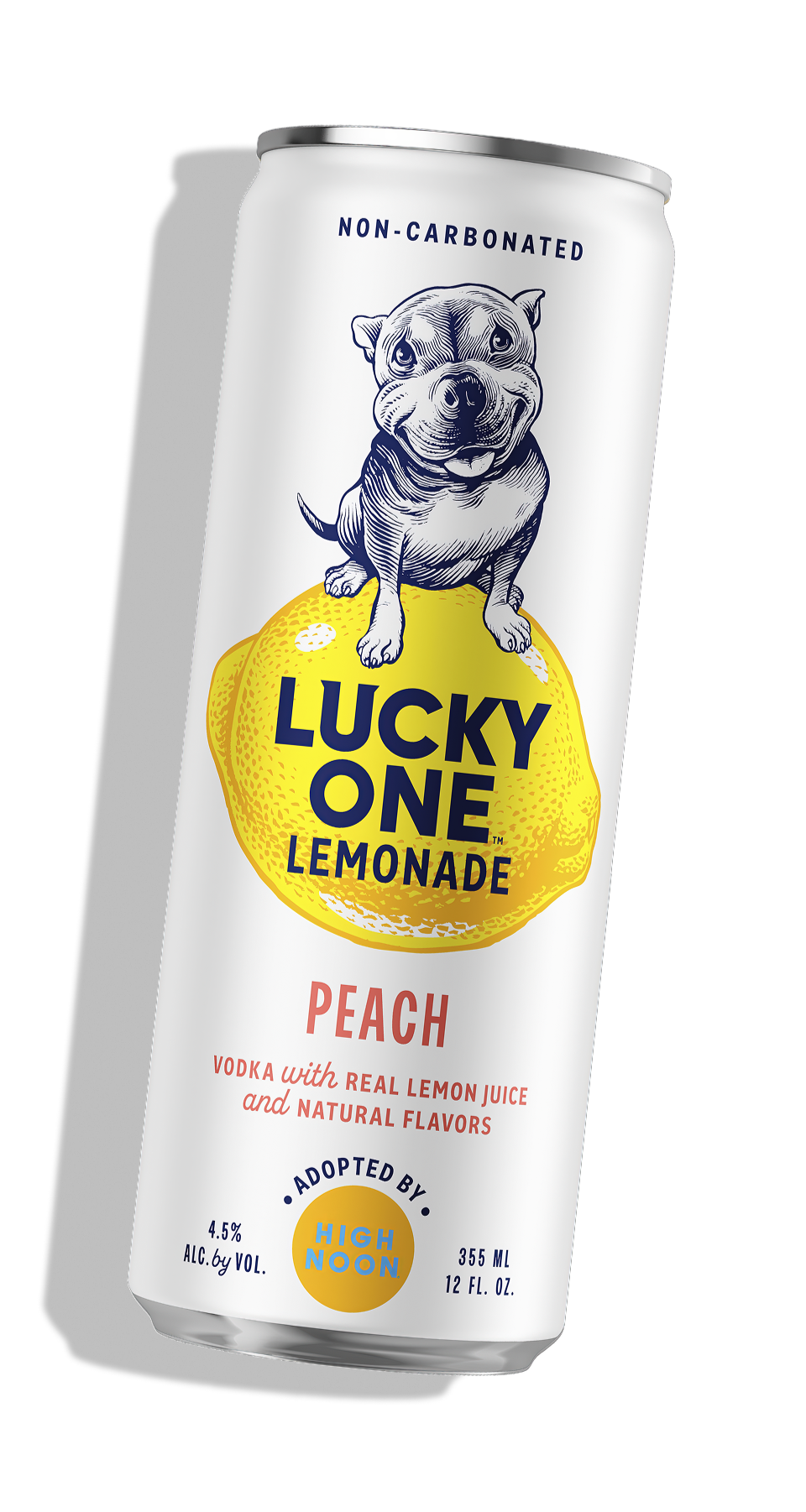woman holding luckyonelemonade wine glass